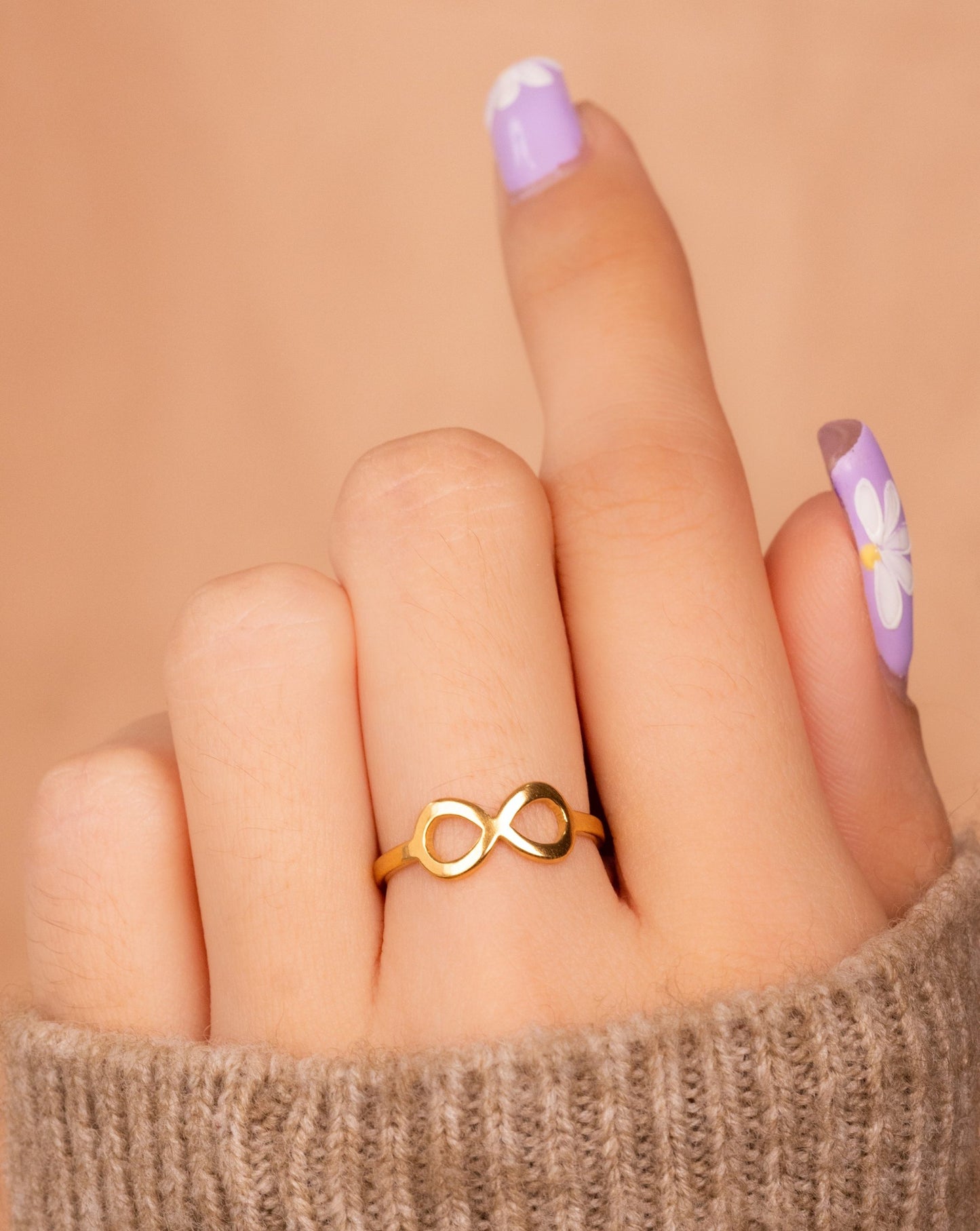 Anillo Infinito Dorado